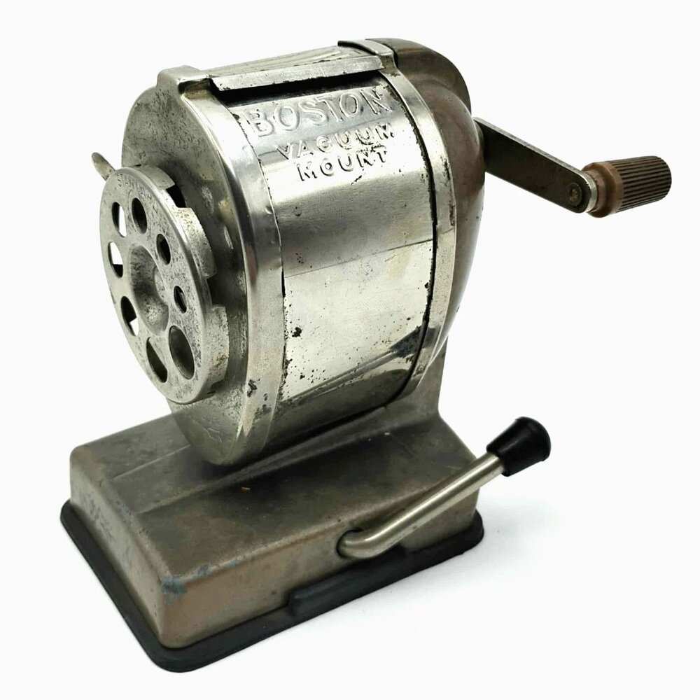Vintage Pencil Sharpener Manual Hand Crank